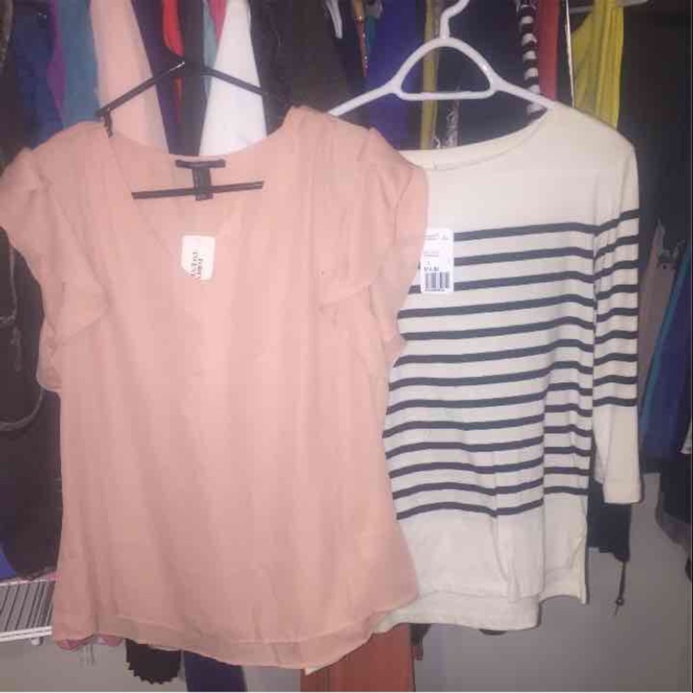 Two Forever 21 Tops Size Large