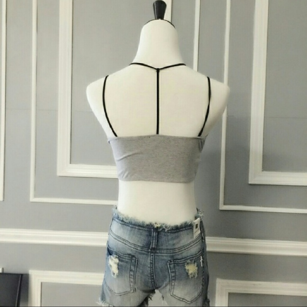Not UR Girl Cotton Top/Bralette - Picture 2 of 4