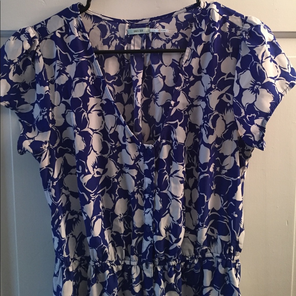 Urban Outfitters Kimichi Blue blue floral dress