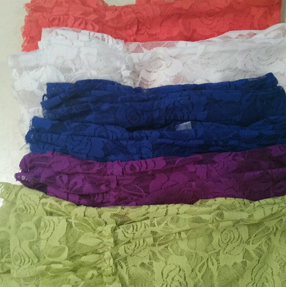 Infant/Toddler double lace leggings.  All new