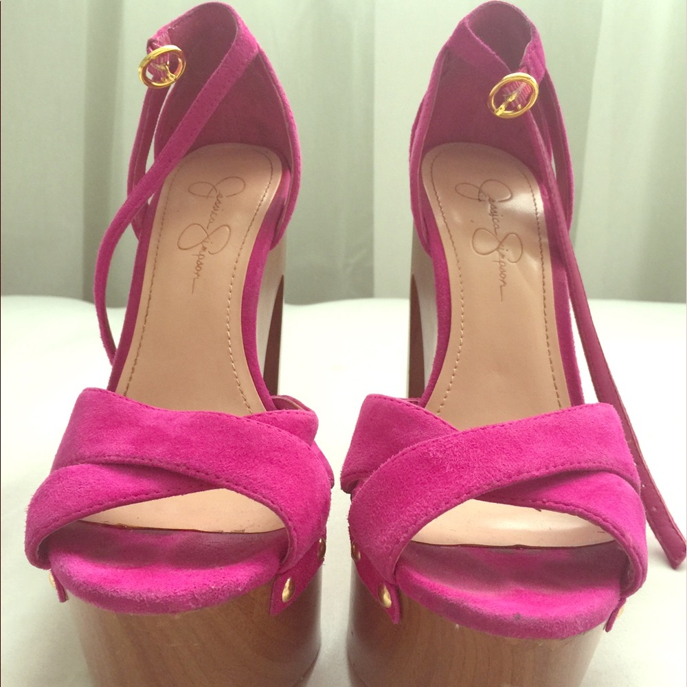 Suede Jessica Simpson Wedges