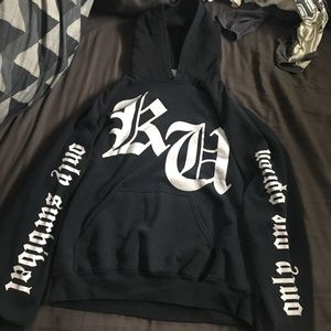 Knuckle up hxc band hoodie medium