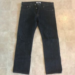 BALDWIN Denim Raw, Samuel Slim Straight, size 33