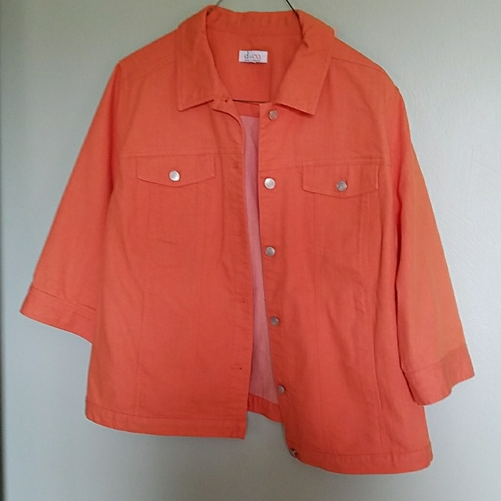 A nice jean jacket 18 size