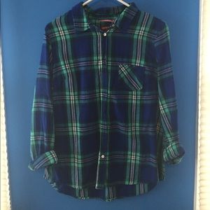 Merona - Blue Flannel (Size - L)