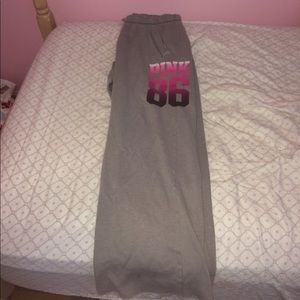 PINK Victoria Secret Grey boyfriend sweatpants