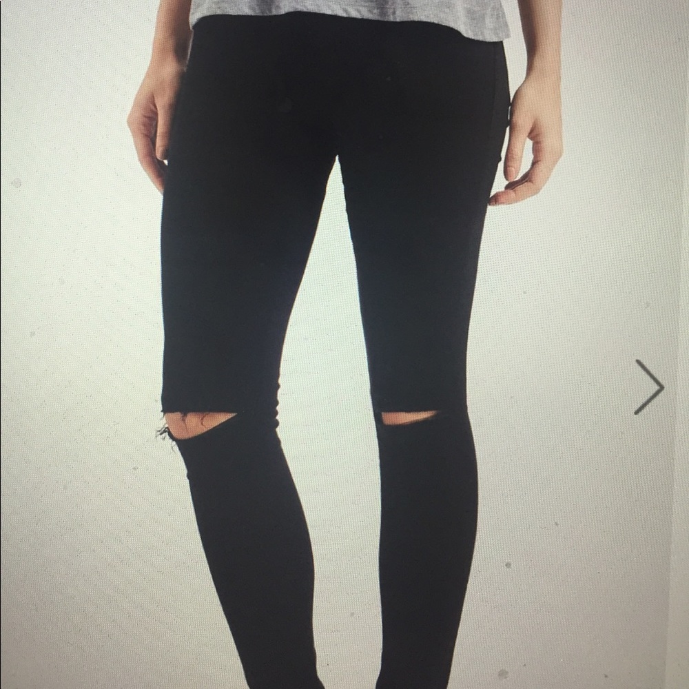 3xHP🎉TOPSHOP MOTO ripped Leigh jeans size 25