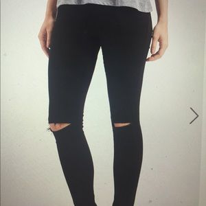 3xHP🎉TOPSHOP MOTO ripped Leigh jeans size 25