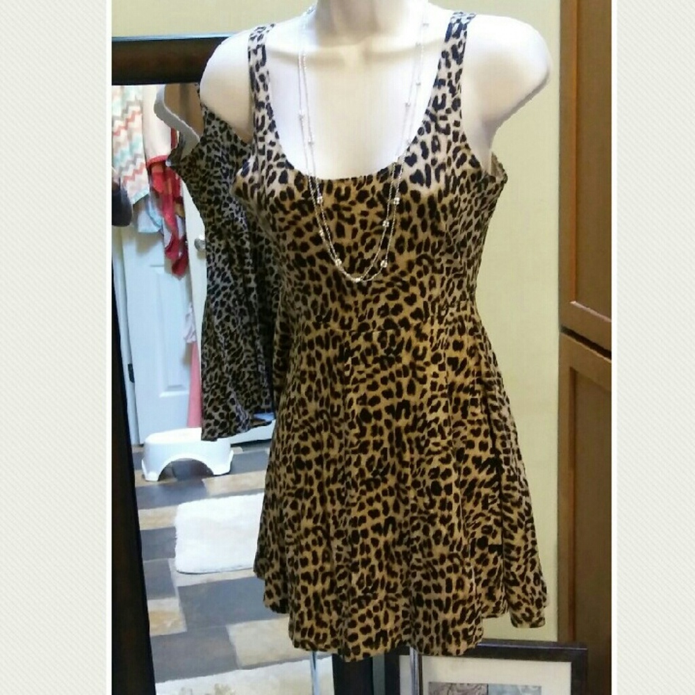 Rare Cheetah Victoria's Secret Pink dress