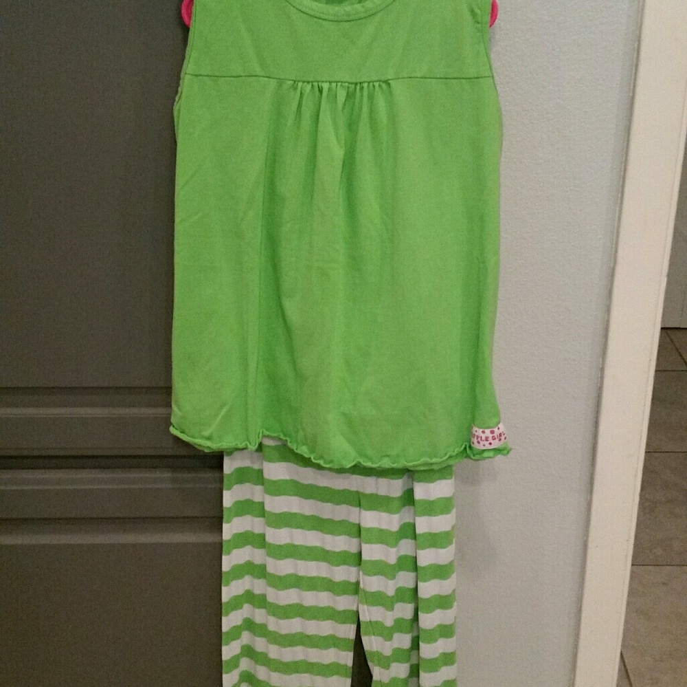 Ruffle girl sets. Used but all in great condition.