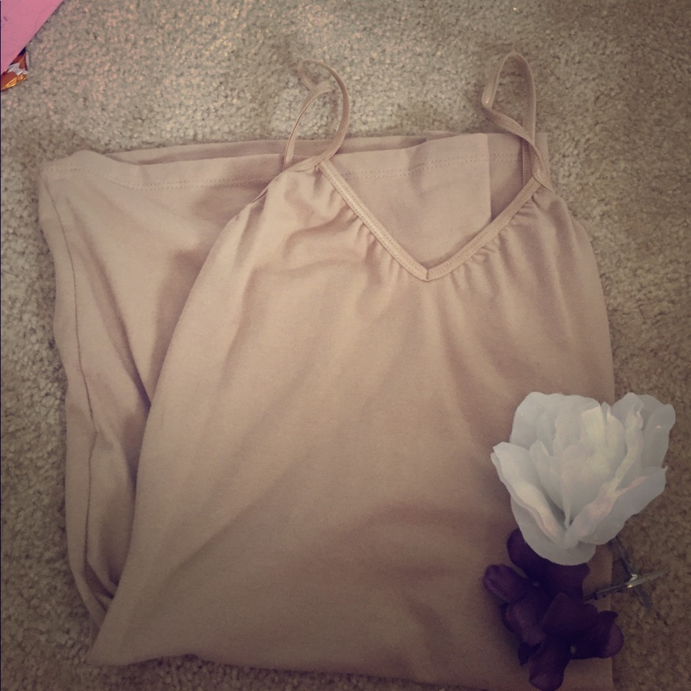Nude dress slip