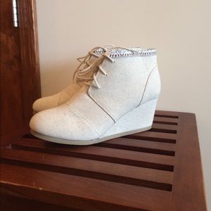 Maurices brand wedge booties