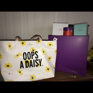 Kate Spade "Oops a Daisy" over the shoulder tote