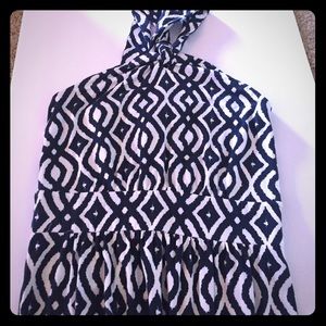 Vineyard vines navy and white maxi dress!