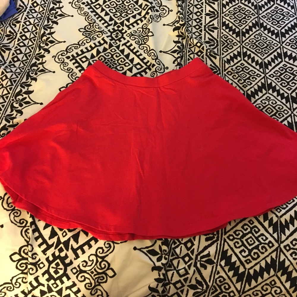 Red Skater Skirt! NWOT