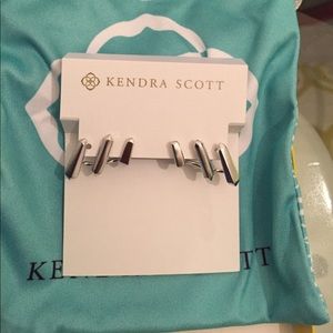 Kendra Scott silver ear climbers. NWT!