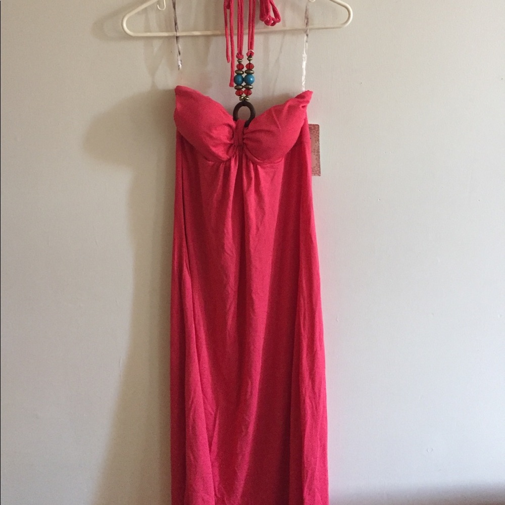 Maxi Dress in Coral