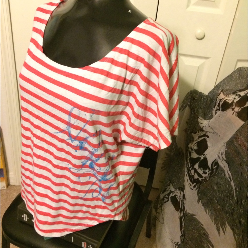 Volcom drop shoulder oversized top