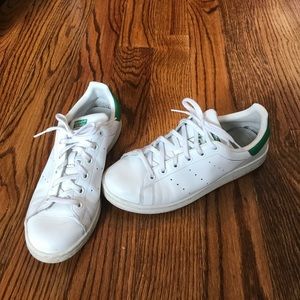 Adidas Stan Smith green womens 8