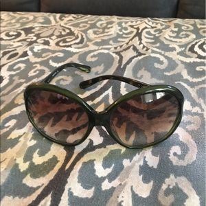 Authentic Kate Spade sunglasses, green