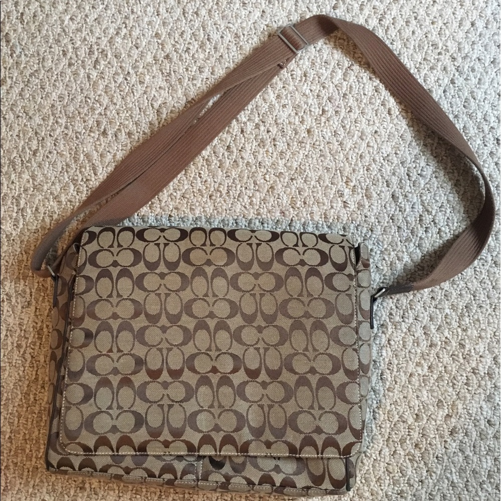 Coach Hampton collection briefcase