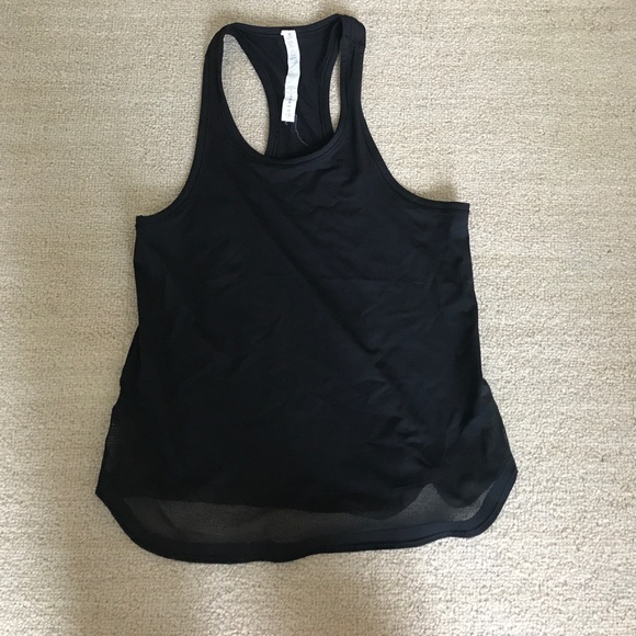 Lululemon tank with mesh bottom - Picture 2 of 2