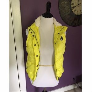 Puffy Neon Yellow Vest