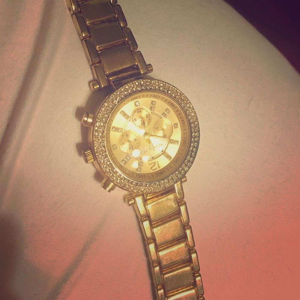 Gold Michael kors watch