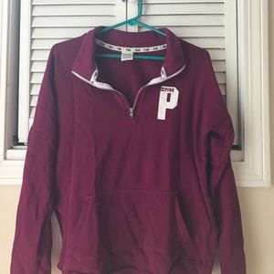 Victoria Secret Pink zip down sweatshirt