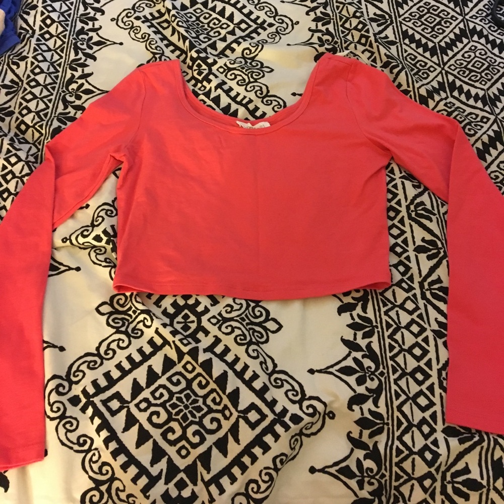 Forever 21 Long Sleeve Crop Top