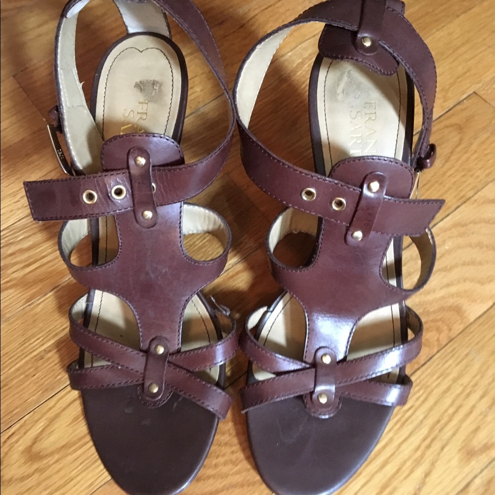 Franco sarto gladiator wedge sandals