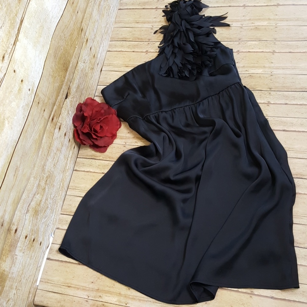 Francesca's Collection One Shoulder Dress