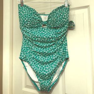 Ann Taylor LOFT Beach One Piece Swim (Size 10) NEW