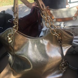 Michael Kors Brushed Gold purse