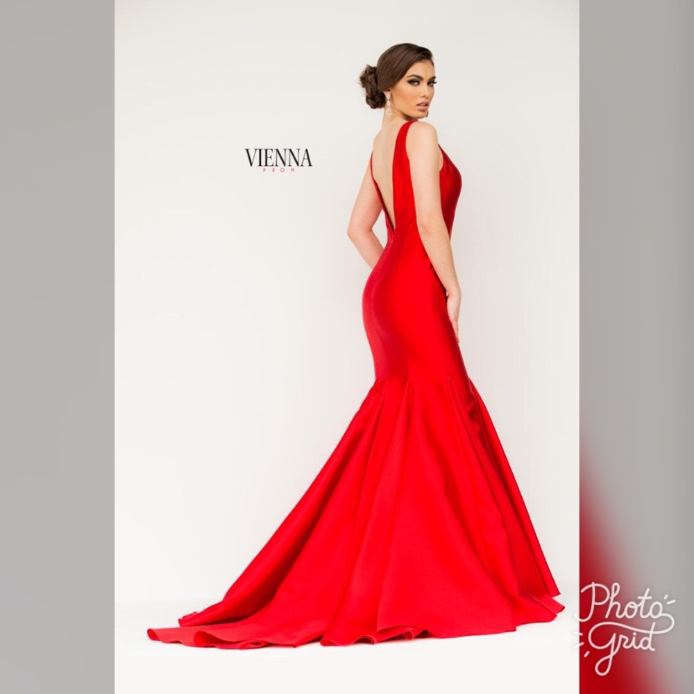 👑SOLD--Red Vienna Gown / Dress size 12