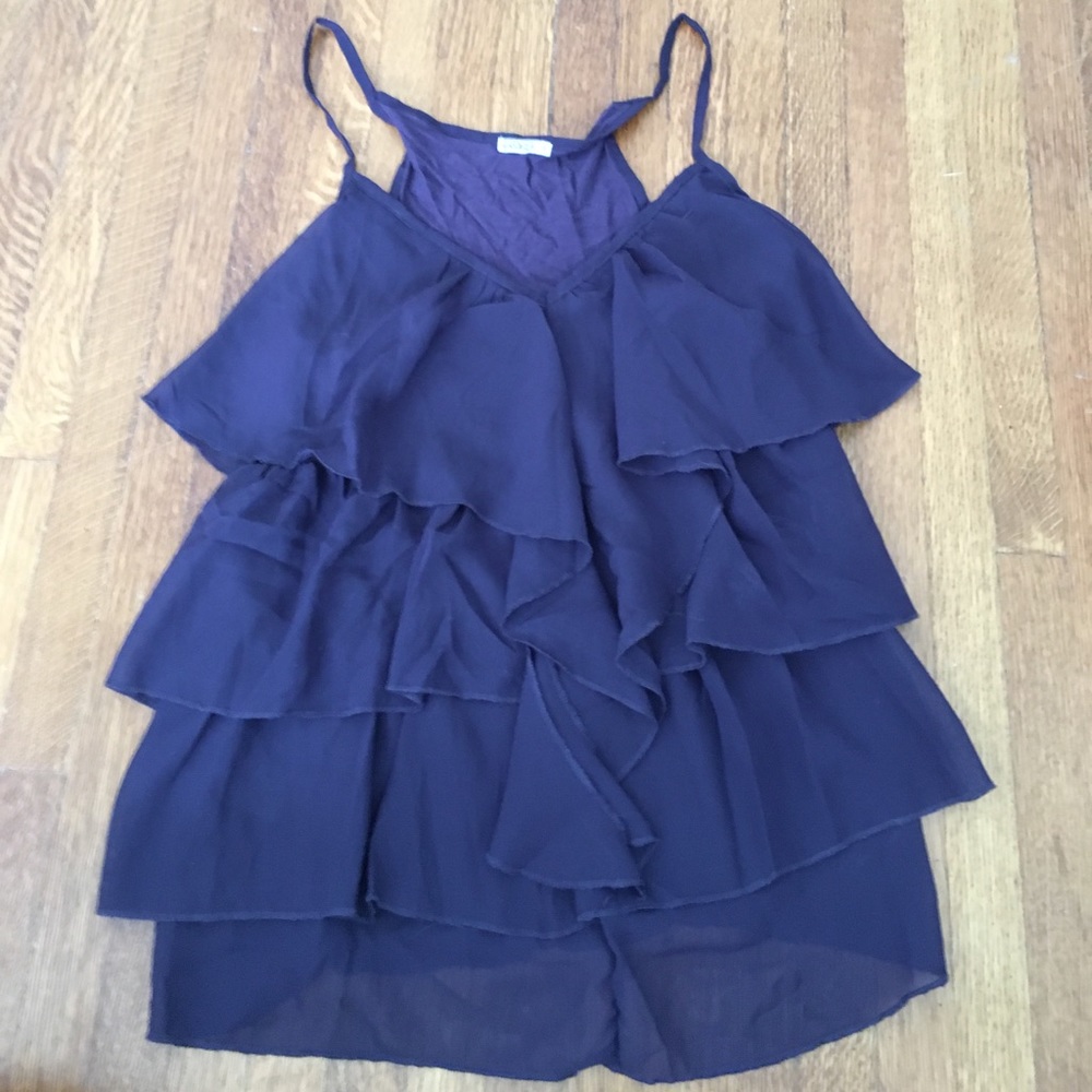 Ruffle Tank - S