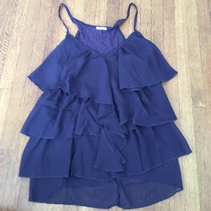 Ruffle Tank - S