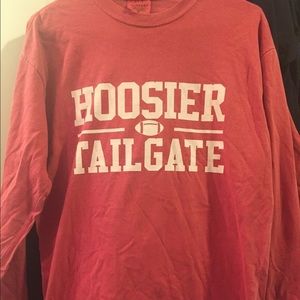 IU "Hoosier Tailgate" ComfortColors LongSleeve NWT