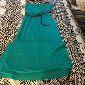 Strapless Maxi Dress