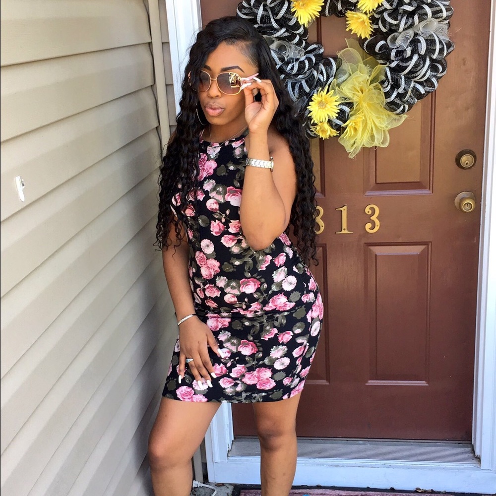 Floral Bodycon Dress