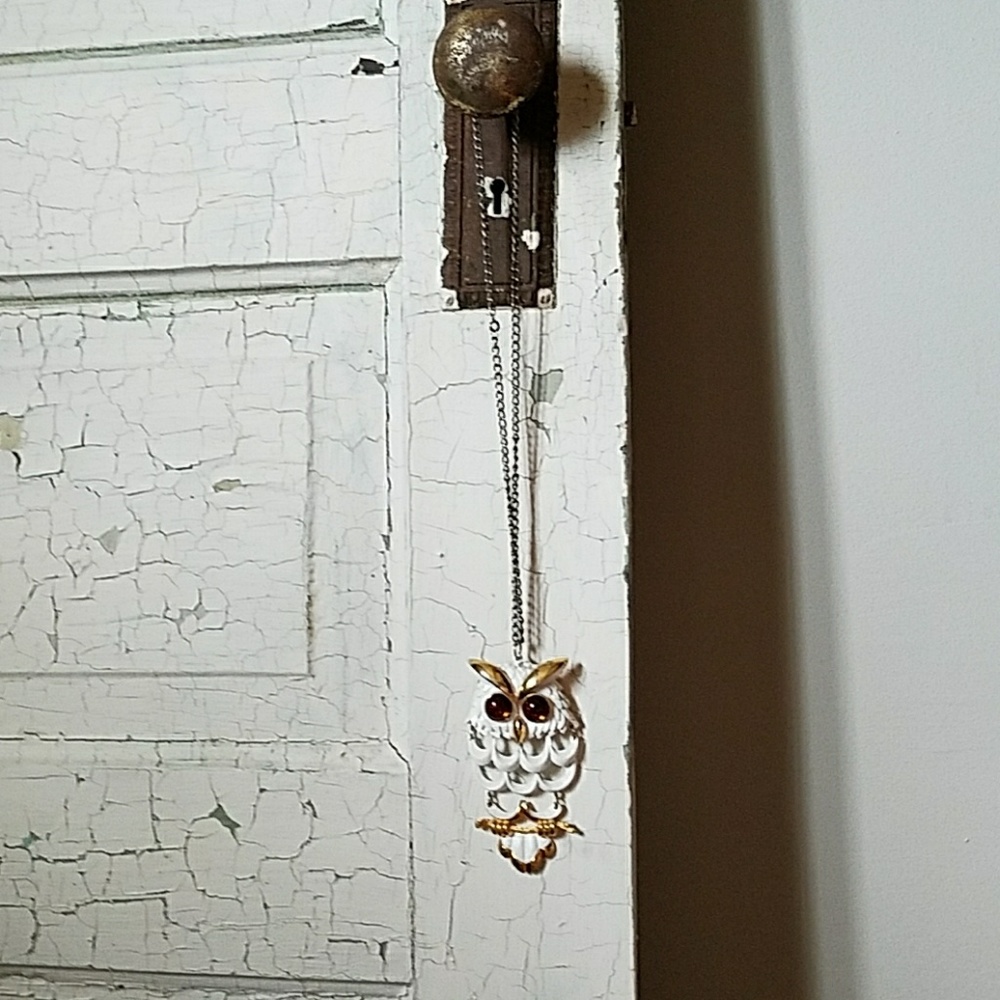 Vintage owl necklace