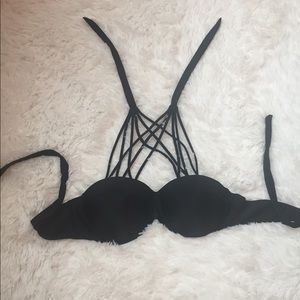 XL black bathing suit top