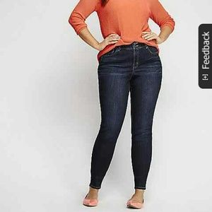 Lane bryant skinny leg Jean with tighter tummy