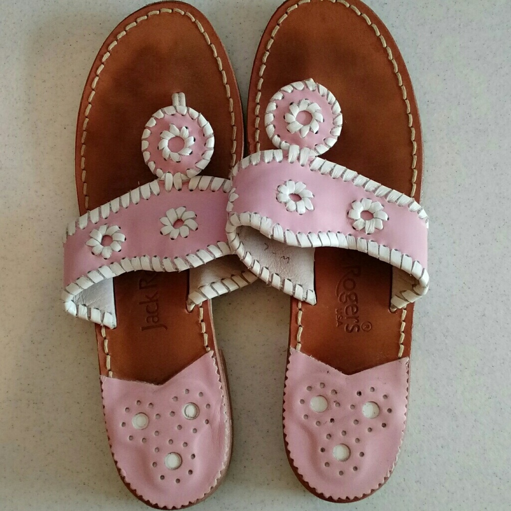 Jack Rogers Size 7 Pretty In Pastel Sandal