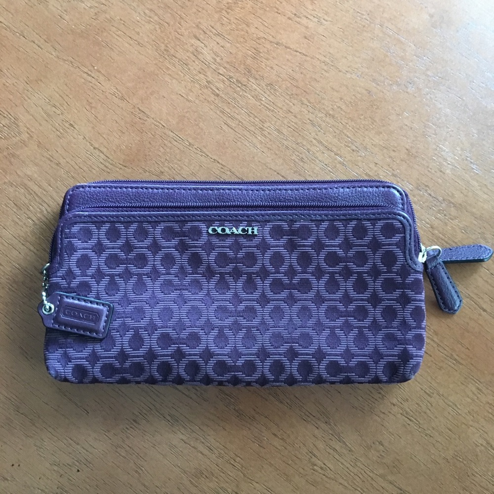 Coach Wallet Purple