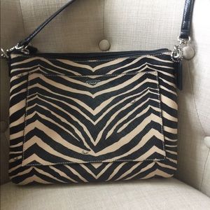 Coach Zebra print purse