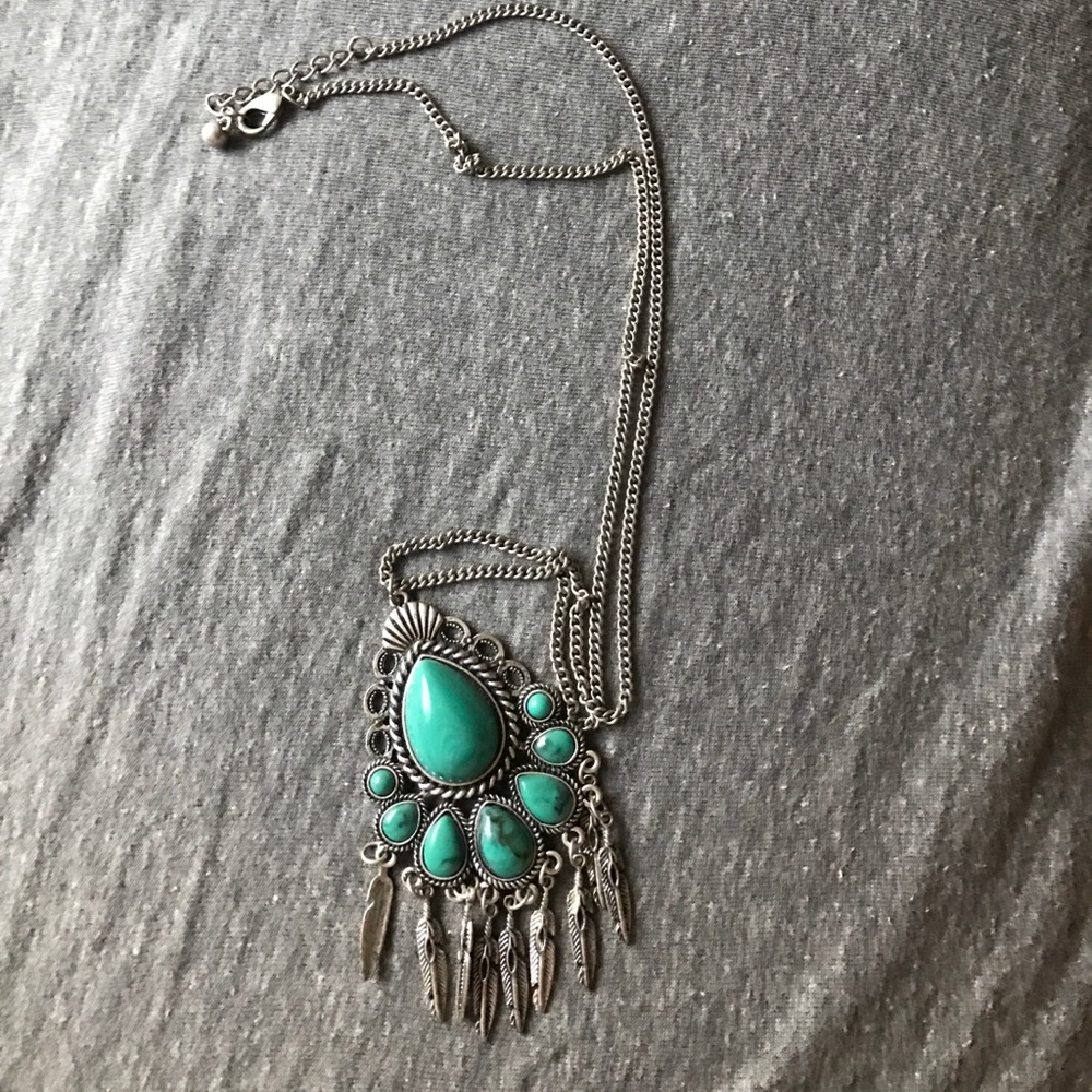 Long boho necklace
