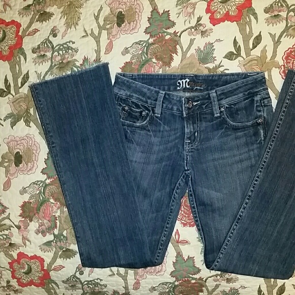 MISS ME JEANS Boot Cut BING Pockets Sz 26 - Picture 3 of 8