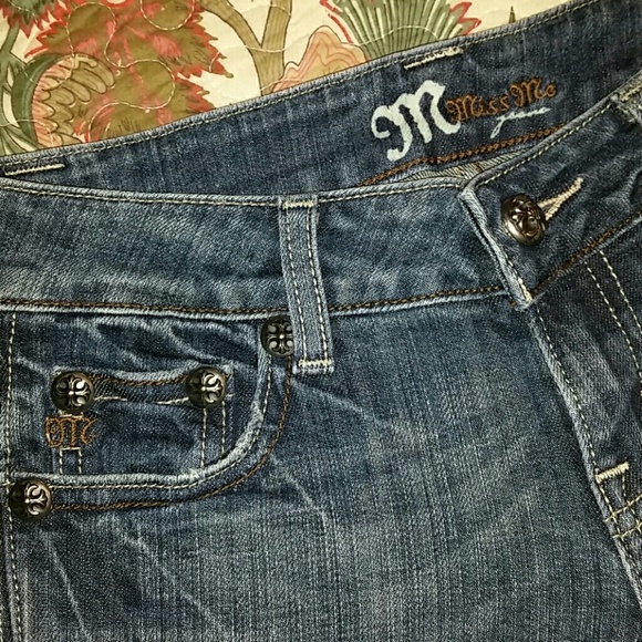 MISS ME JEANS Boot Cut BING Pockets Sz 26 - Picture 5 of 8