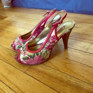 Floral heels